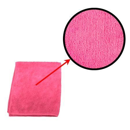 Super absorbent microfiber cloth to clean pink car 40x40 cm.