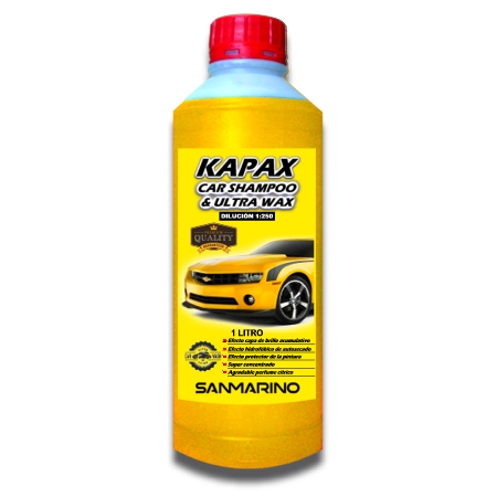 Champú carrocerías protector & Ultra Wax Kapax concentrado 1 litro