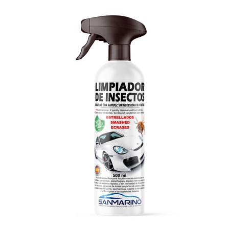 Limpiador de insectos para frontales de vehículos
